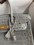 Hermes Birkin 30 Handmade Bag In Tourterelle Crocodile Niloticus Shiny Skin 