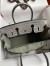 Hermes Birkin 30 Handmade Bag In Tourterelle Crocodile Niloticus Shiny Skin 