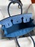 Hermes Birkin 30 Retourne Handmade Bag In Mykonos Ostrich Leather 