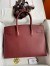 Hermes Birkin 30 Sellier Handmade Bag in Rouge H Epsom Calfskin