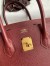 Hermes Birkin 30 Sellier Handmade Bag in Rouge H Epsom Calfskin