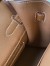 Hermes Birkin 30 Retourne Handmade Bag in Gold Togo Leather 
