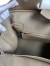 Hermes Birkin 35 Handmade Bag In Toile & Taupe Clemence Leather