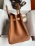 Hermes Touch Birkin 30 Bag in Gold Clemence and Matte Alligator Leather 