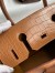 Hermes Touch Birkin 30 Bag in Gold Clemence and Matte Alligator Leather 