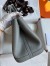 Hermes Garden Party 30 Handmade Bag in Gris Meyer Clemence Leather
