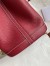 Hermes Garden Party 30 Handmade Bag in Rubis Clemence Leather