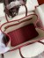 Hermes Garden Party 30 Handmade Bag in Rubis Clemence Leather