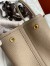 Hermes Garden Party 30 Handmade Bag in Gris Tourterelle Clemence Leather