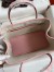 Hermes Garden Party 30 Handmade Bag in Toile and Pink Leather