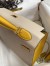 Hermes HSS Kelly Sellier 32 Bicolor Bag in Trench and Yellow Epsom Calfskin