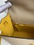 Hermes HSS Kelly Sellier 32 Bicolor Bag in Trench and Yellow Epsom Calfskin