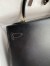 Hermes Kelly Sellier 32cm Handmade Bag In Black Box Calfskin 