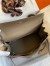 Hermes Kelly Retourne 32cm Handmade Bag In Taupe Clemence Leather