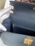 Hermes Kelly Sellier 32cm Handmade Bag In Blue Indigo Epsom Calfskin