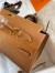 Hermes Kelly Sellier 32cm Handmade Bag In Gold Epsom Calfskin