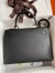 Hermes Kelly Sellier 32cm Handmade Bag In Black Epsom Calfskin