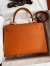 Hermes Kelly Sellier 32cm Handmade Bag In Orange Epsom Calfskin