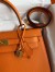 Hermes Kelly Sellier 32cm Handmade Bag In Orange Epsom Calfskin