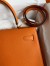 Hermes Kelly Sellier 32cm Handmade Bag In Orange Epsom Calfskin