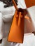 Hermes Kelly Sellier 32cm Handmade Bag In Orange Epsom Calfskin