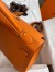 Hermes Kelly Sellier 32cm Handmade Bag In Orange Epsom Calfskin