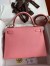 Hermes Kelly Sellier 32 Handmade Bag In Rose Confetti Epsom Calfskin