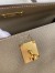 Hermes Kelly Sellier 32cm Handmade Bag In Taupe Epsom Calfskin