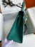 Hermes Kelly Sellier 35 Handmade Bag In Malachite Epsom Calfskin 