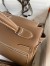 Hermes Kelly Lakis 32cm Handmade Bag In Taupe Swift Calfskin
