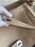 Hermes Lindy 30 Handmade Bag In Tourterelle Clemence Leather