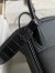Hermes Touch Lindy 30 Handmade Bag In Black Swift Calfskin