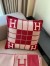Hermes Red Small Avalon III Pillow Cover