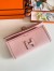 Hermes Jige Elan 29 Clutch Bag In Pink Epsom Leather
