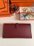 Hermes Jige Elan 29 Clutch Bag In Bordeaux Swift Calfskin