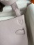 Hermes Jypsiere Mini Handmade Bag In Mauve Pale Evercolor Calfskin