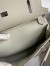 Hermes Jypsiere Mini Handmade Bag In Grey Swift Calfskin