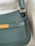 Hermes Jypsiere Mini Handmade Bag In Vert Rousseau Swift Calfskin