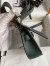 Hermes Jypsiere Mini Handmade Bag In Vert Rousseau Swift Calfskin