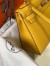 Hermes Kelly 32cm Sellier Bag in Yellow Epsom Leather with GHW