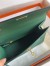 Hermes Kelly En Desordre 20 Handmade Bag in Malachite Epsom Calfskin