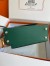 Hermes Kelly En Desordre 20 Handmade Bag in Malachite Epsom Calfskin