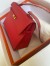 Hermes Kelly En Desordre 20 Handmade Bag in Black Epsom Calfskin