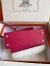 Hermes Kelly En Desordre 20 Handmade Bag in Rose Red Epsom Calfskin