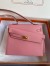 Hermes Kelly En Desordre 20 Handmade Bag in Rose Confetti Epsom Calfskin
