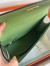 Hermes Kelly En Desordre 20 Handmade Bag in Vert Criquet Epsom Calfskin