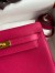 Hermes Kelly Danse II Bag In Rose Mexico Evercolor Calfskin