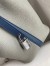 Hermes Picotin Lock 18 Bicolor Handmade Bag in Gris Mouette and Blue Agate Swift Leather