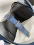 Hermes Picotin Lock 18 Bicolor Handmade Bag in Gris Mouette and Blue Agate Swift Leather