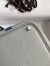 Hermes Picotin Lock 18 Bicolor Handmade Bag in Gris Mouette and Blue Agate Swift Leather